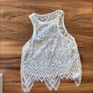 White Lace Top